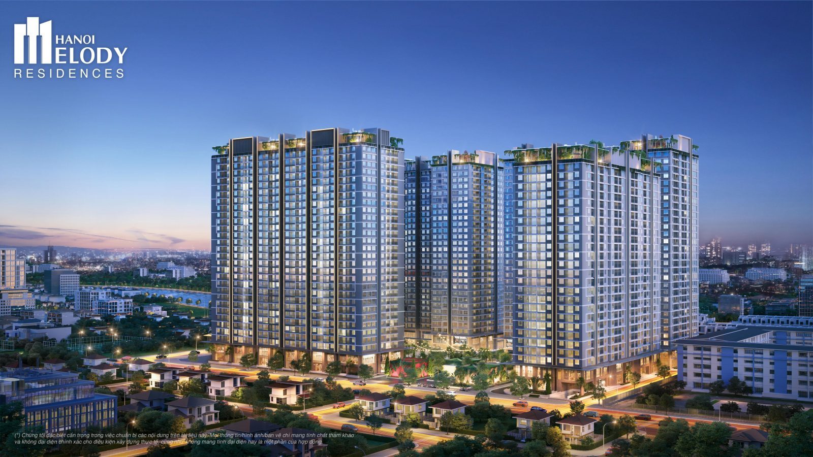 Hà Nội Melody Residences - Đang mở bán tại Khu đô thị Tây Nam Linh Đàm, Hoàng Mai, Hà Nội.