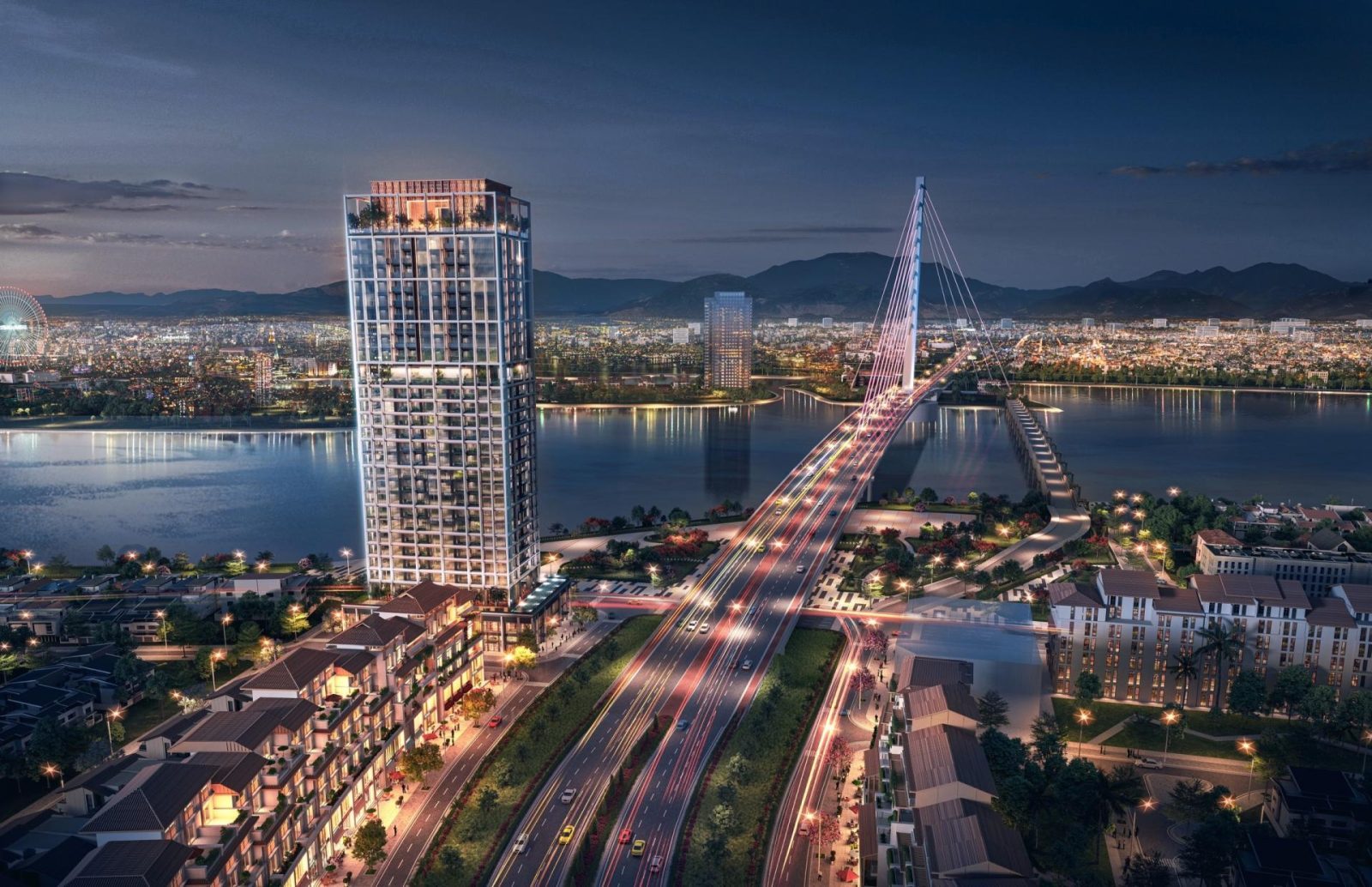 Sun Cosmo Residence (The Panoma) - Đã bàn giao tại Nút giao Trần Hưng Đạo - Ngũ Hành Sơn, chân cầu Trần Thị Lý, Đà Nẵng