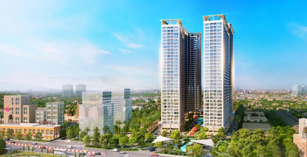 Phối cảnh dự án Lavita Thuận An, Mặt tiền Quốc lộ 13 & đường Nguyễn Thị Minh Khai, Phường Thuận Giao, TP. Thuận An, TP. Hồ Chí Minh