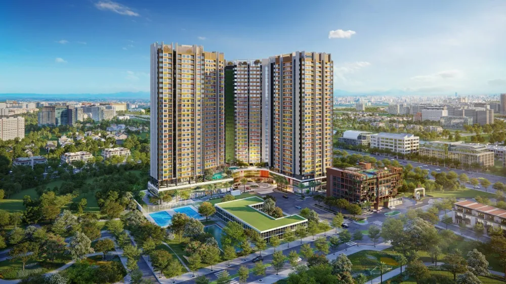 Phối cảnh dự án Eco Xuân Sky Residences, Quốc lộ 13 (Đại lộ Bình Dương), Phường Lái Thiêu, TP. Thuận An, TP. Hồ Chí Minh