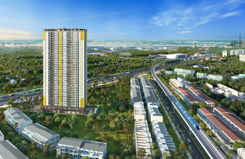Phối cảnh dự án Bcons Bee, Mặt tiền đường Trần Đại Nghĩa, Khu phố Nội Hóa, Phường Đông Hòa, TP. Dĩ An, TP. Hồ Chí Minh