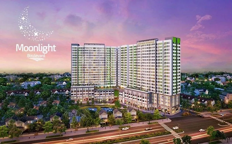 Phối cảnh dự án Moonlight Boulevard, 510 Kinh Dương Vương, Phường An Lạc A, Quận Bình Tân, TP.HCM