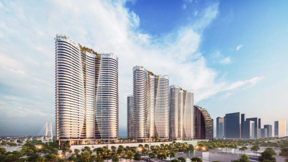 Phối cảnh dự án Noble Crystal Riverside, 422 Đào Trí, Phường Phú Thuận, Quận 7, TP.HCM