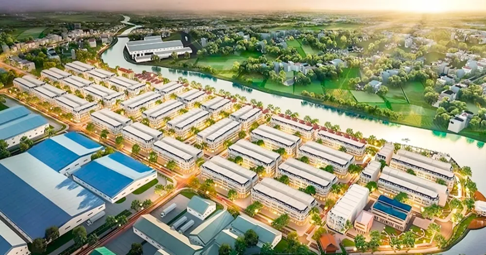 Phối cảnh dự án Nhà ở xã hội KCN Cầu Tràm, Khu công nghiệp Cầu Tràm, Xã Rạch Kiến, Tây Ninh (Long An cũ)