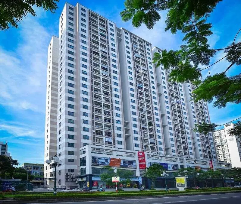 Phối cảnh dự án Handi Resco Lê Văn Lương, Đường Lê Văn Lương, Quận Thanh Xuân, Hà Nội (cạnh hồ điều hòa)