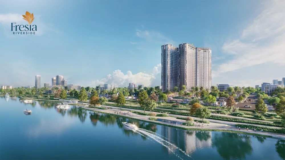Phối cảnh dự án Fresia Riverside, Đường Bùi Hữu Nghĩa, Phường Tân Vạn, TP. Biên Hòa, Đồng Nai
