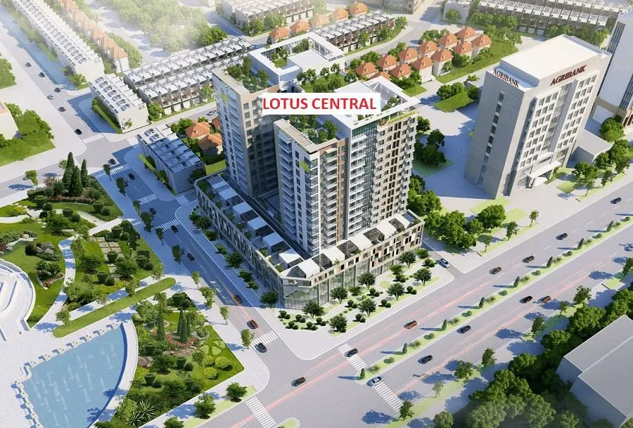Phối cảnh dự án Lotus Central, Vòng xoay Ngã 6, TP. Bắc Ninh, Bắc Ninh