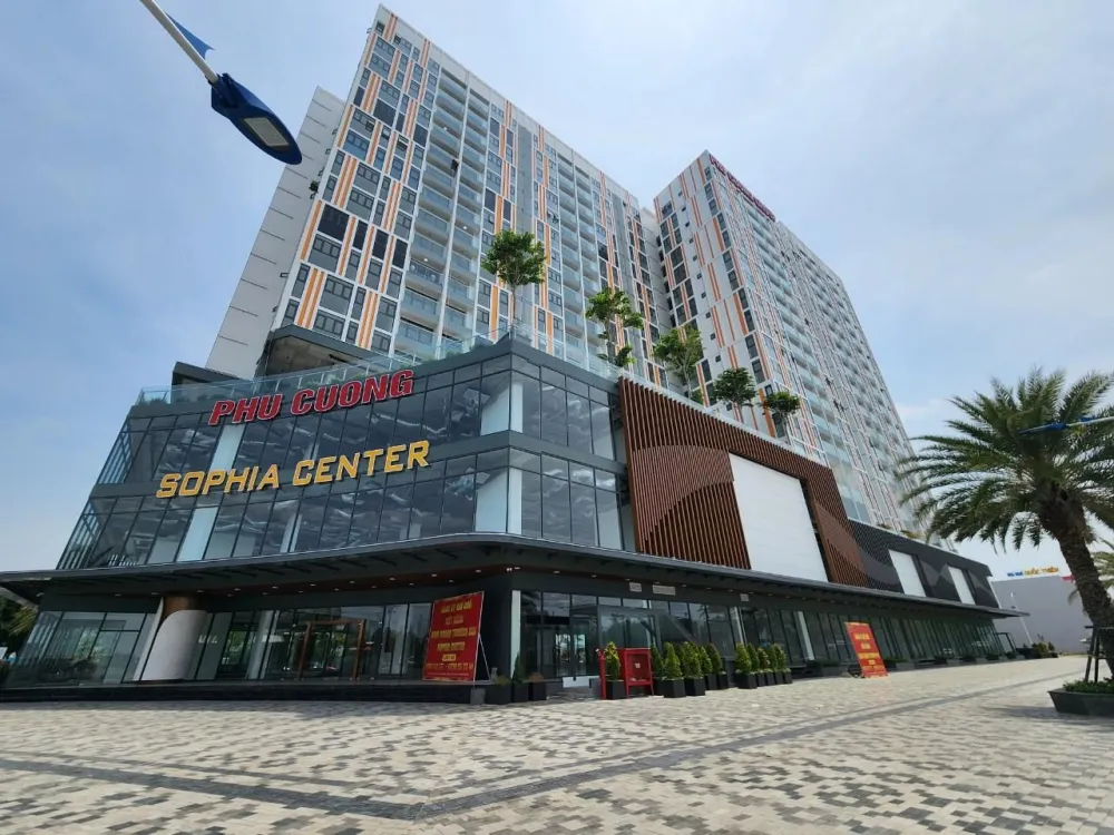 Phối cảnh dự án Sophia Center, Khu đô thị mới Phú Cường, TP. Rạch Giá, An Giang (Kiên Giang cũ)