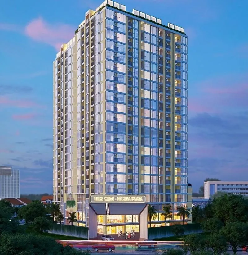 Phối cảnh dự án Thiên Quân Marina Plaza, Mặt đường Trần Bạch Đằng, Phường An Khánh, Quận Ninh Kiều, Cần Thơ