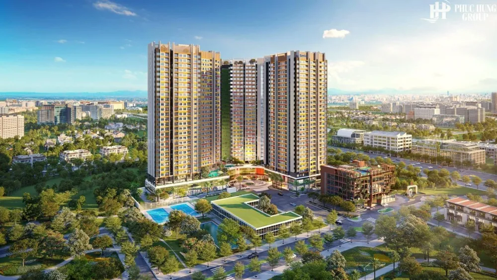 Phối cảnh dự án The Aspira, Đường Nguyễn Thị Minh Khai/2, Phường Tân Đông Hiệp, TP. Hồ Chí Minh (trước sáp nhập: TP. Dĩ An, Bình Dương)