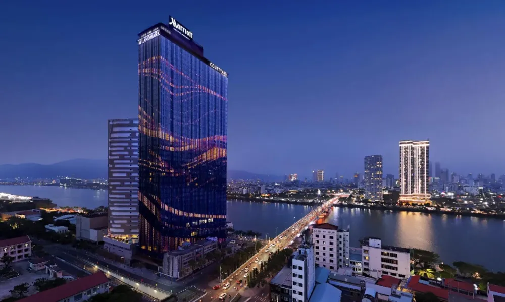 Phối cảnh dự án Landmark Tower Đà Nẵng, Lô B1-1-1, B1-1-2, B1-1-3, Khu B1-1, đường Bạch Đằng (nối dài), Phường Hòa Cường (trước đây: Quận Hải Châu), Đà Nẵng - gần cầu Rồng, đối diện APEC Park