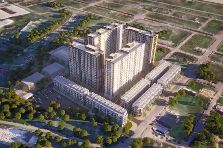 Phối cảnh dự án Nhà ở xã hội Khu công nghiệp Tân Trường - Tòa CT2, Xã Mao Điền, Hải Phòng (trước sáp nhập: Huyện Cẩm Giàng, tỉnh Hải Dương)