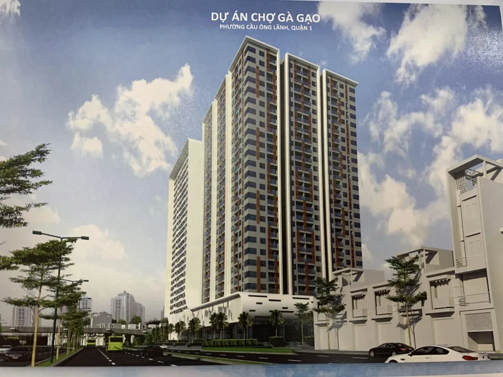 Phối cảnh dự án Nhà ở xã hội khu chỉnh trang Mả Lạng – Chợ Gà Gạo, Phường Bến Thành, TP. Hồ Chí Minh