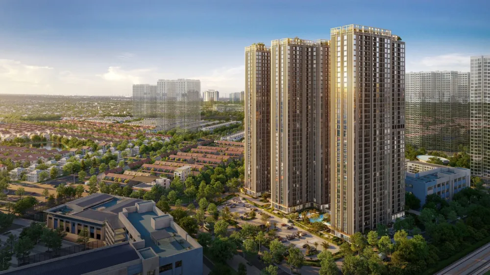 Phối cảnh dự án The Victoria - Vinhomes Smart City, Phường Tây Mỗ, Quận Nam Từ Liêm, Hà Nội