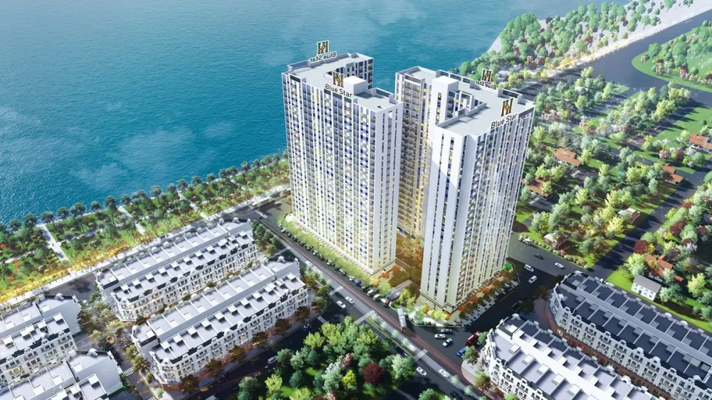 Phối cảnh dự án Hanhomes Blue Star, Đường Võ Trung Thành, Thị trấn Trâu Quỳ, Gia Lâm, Hà Nội