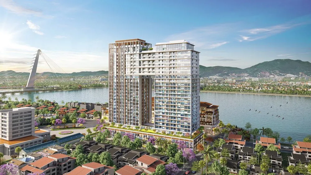 Phối cảnh dự án Sun Ponte Residence Đà Nẵng, Đường Trần Hưng Đạo, Phường An Hải Nam, Quận Sơn Trà, Đà Nẵng