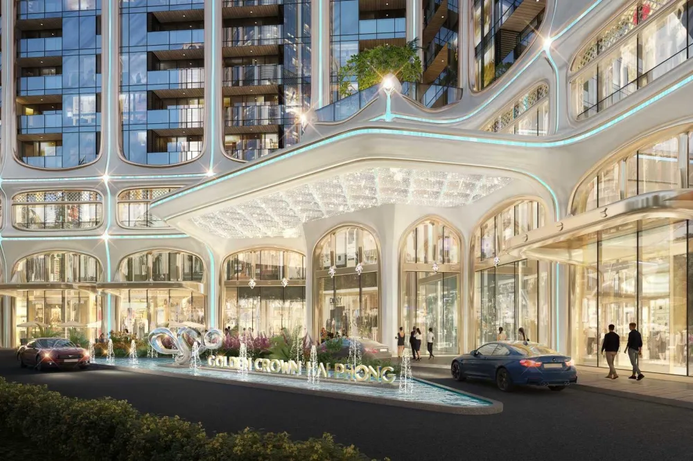 Phối cảnh dự án Golden Crown Hai Phong, Đường Lê Hồng Phong, Phường Đằng Hải, Quận Hải An, Hải Phòng