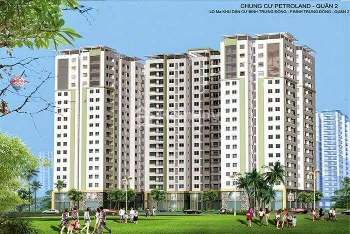 Phối cảnh dự án Chung cư Petroland Quận 2, P. Bình Trưng Đông, Quận 2, TP. Hồ Chí Minh
