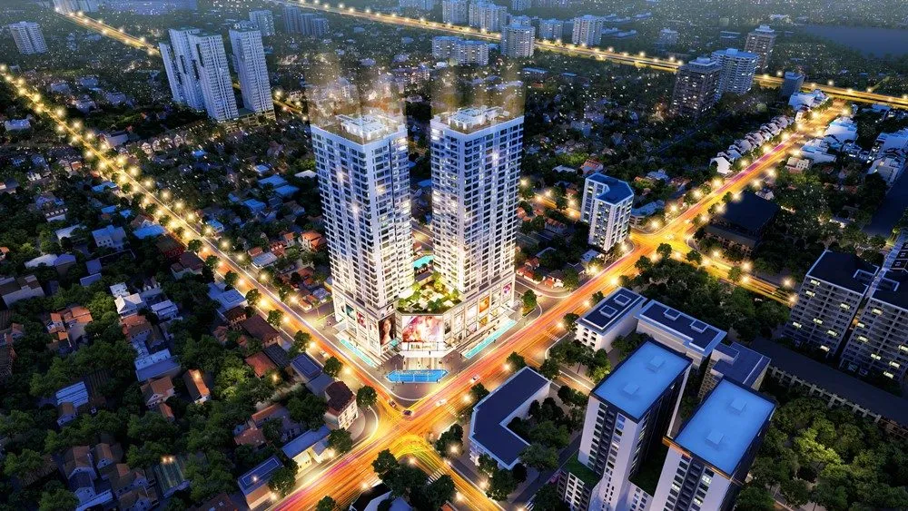 Phối cảnh dự án Stellar Garden, 35 Lê Văn Thiêm, Phường Thanh Xuân Trung, Quận Thanh Xuân, Hà Nội