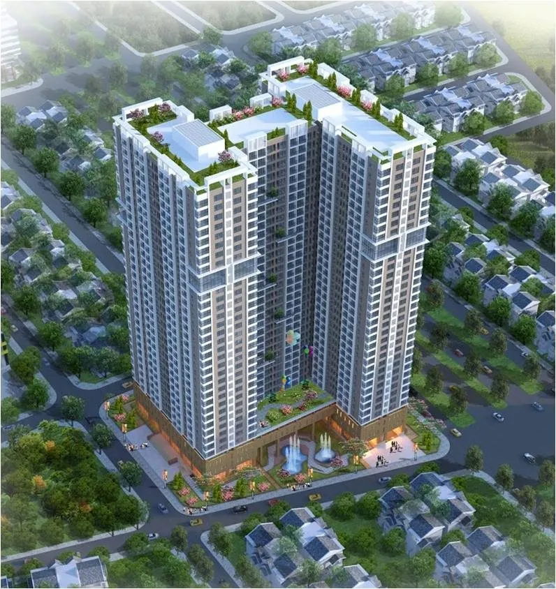 Phối cảnh dự án Phú Thịnh Green Park, Đường Tô Hiệu, Phường Hà Cầu, Hà Đông, Hà Nội