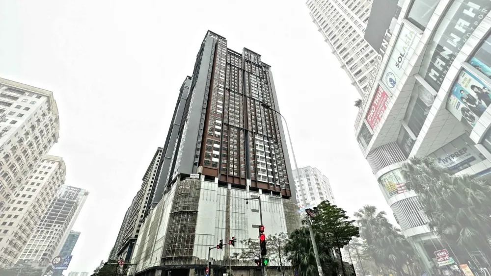 Phối cảnh dự án The Diamond Residence, 25 Lê Văn Lương, phường Nhân Chính, Thanh Xuân, Hà Nội