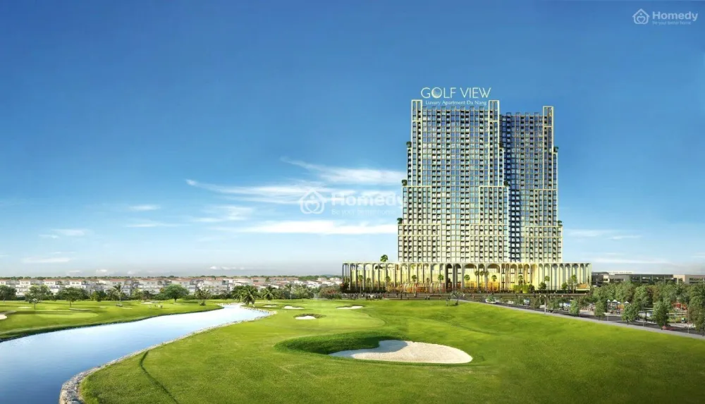 Phối cảnh dự án Golf View Luxury Apartment, Đường Trường Sa, Phường Hòa Hải, Ngũ Hành Sơn, Đà Nẵng