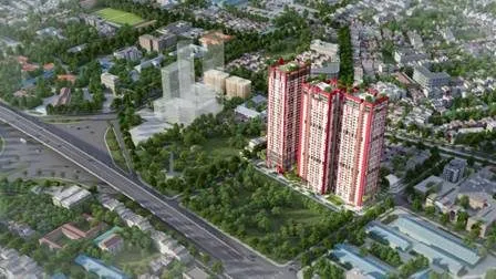 Phối cảnh dự án Hà Nội Paragon, Lô đất A3, Khu đô thị mới Dịch Vọng, phường Dịch Vọng Hậu, quận Cầu Giấy, Hà Nội