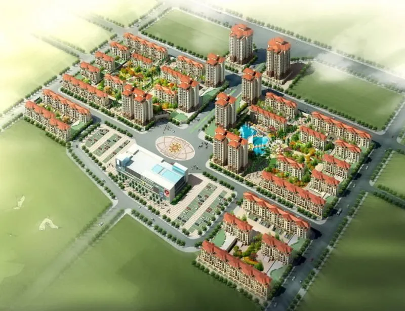 Phối cảnh dự án Tinh Thành Quốc tế, Khu đô thị Cựu Viên, đường Lê Duẩn, Phường Bắc Sơn, Kiến An, Hải Phòng