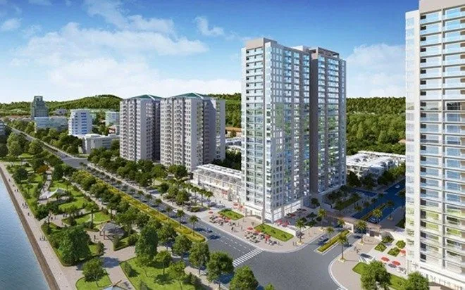 Phối cảnh dự án Green Bay Premium, Đường Hoàng Quốc Việt, P. Hùng Thắng, Hạ Long, Quảng Ninh