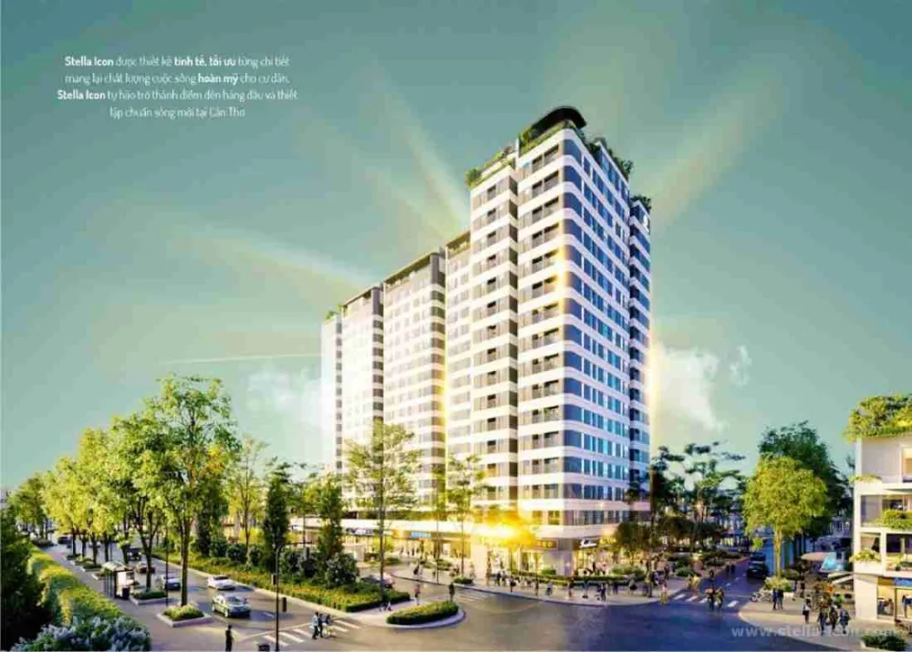 Phối cảnh dự án Stella Icon Cần Thơ, Đường Lạc Long Quân, phường Bình Thủy, Cần Thơ
