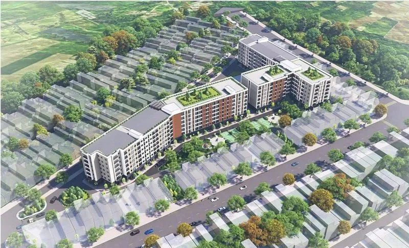 Phối cảnh dự án Ecohome Harmony, KĐT Km7, phường Tân An, Buôn Ma Thuột, Đắk Lắk