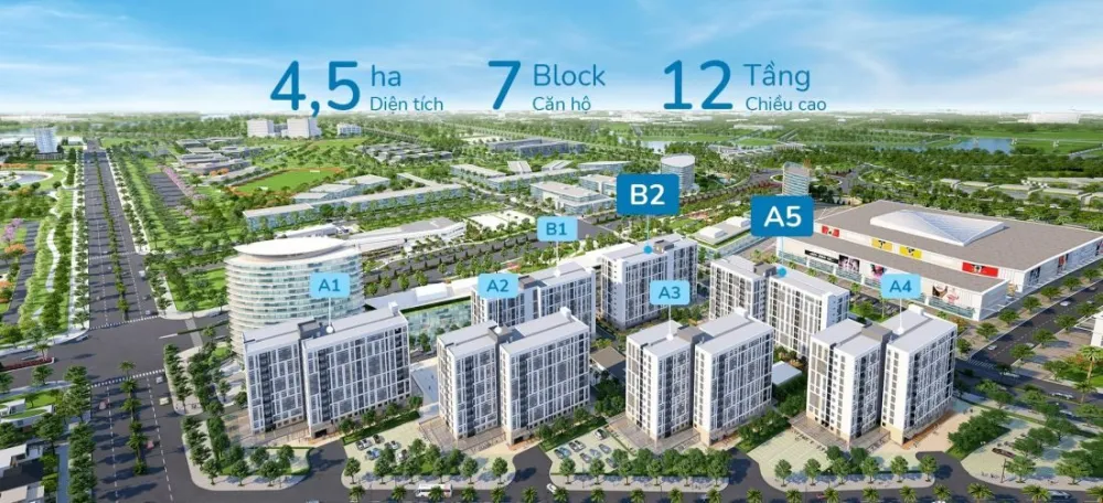Phối cảnh dự án Ehome Southgate, Mặt tiền DT830, xã An Thạnh, Bến Lức, Tây Ninh