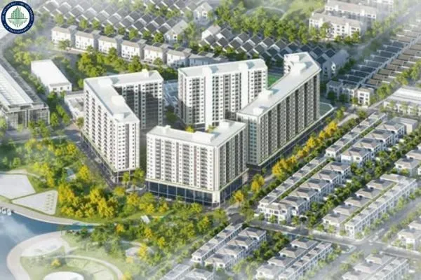 Phối cảnh dự án NOXH khu chung cư số 5, Khu B, KDC Nam cầu Cẩm Lệ, Lê Trực, phường Hòa Xuân, Đà Nẵng