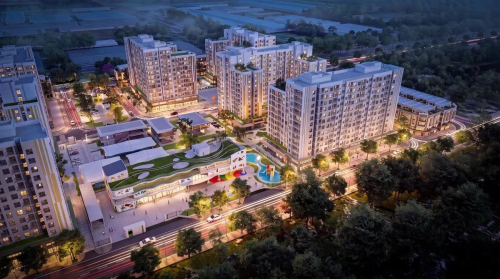 Phối cảnh dự án Khu nhà ở công nhân và thương mại dịch vụ KCN Yên Phong - Yên Trung, Xã Yên Phong, xã Yên Trung, Bắc Ninh