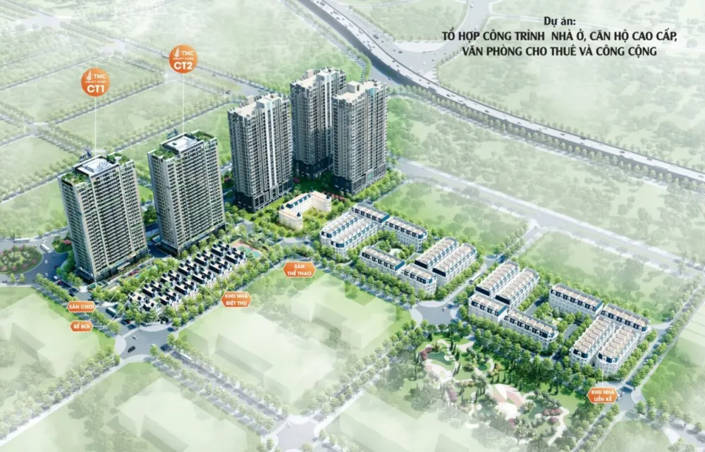 Phối cảnh dự án TMC Smart Home (Phạm Văn Đồng), KĐT Bắc Cổ Nhuế, P. Đông Ngạc (Xuân Đỉnh cũ), Q. Bắc Từ Liêm