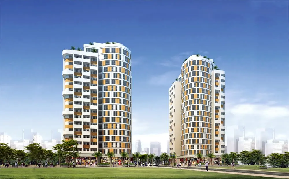 Phối cảnh dự án Conic Gateway, Đường Nguyễn Văn Linh, P. Bình Đông, Q8