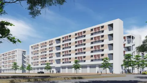 Nhà ở xã hội Khu 4 Định Hòa